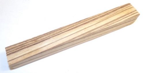 wooden pen blank zebrano