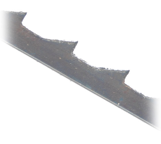 skip tooth pin end blade