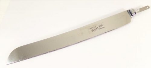Stamped bread knife blade